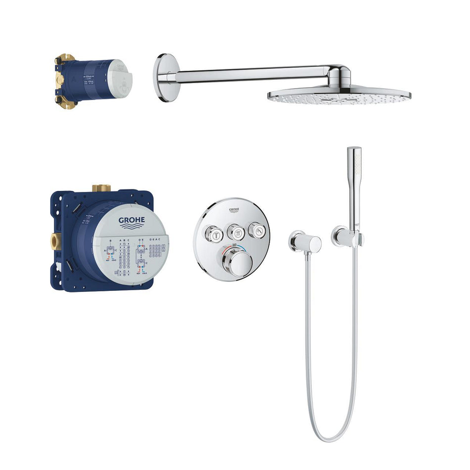 Grohe Grohtherm SmartControl termostatski ugradni set sa okruglom ružom 34705000