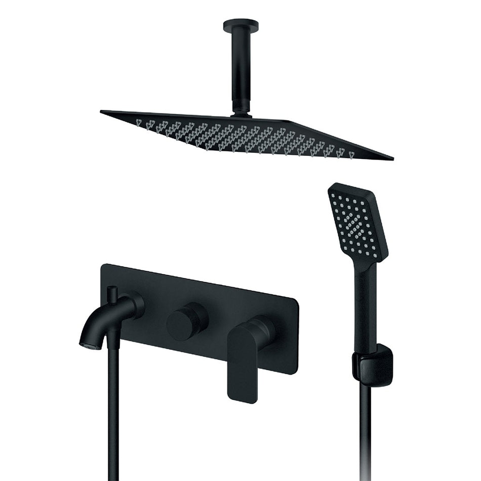 Rosan S2 Black baterija za tuš kadu 231707B