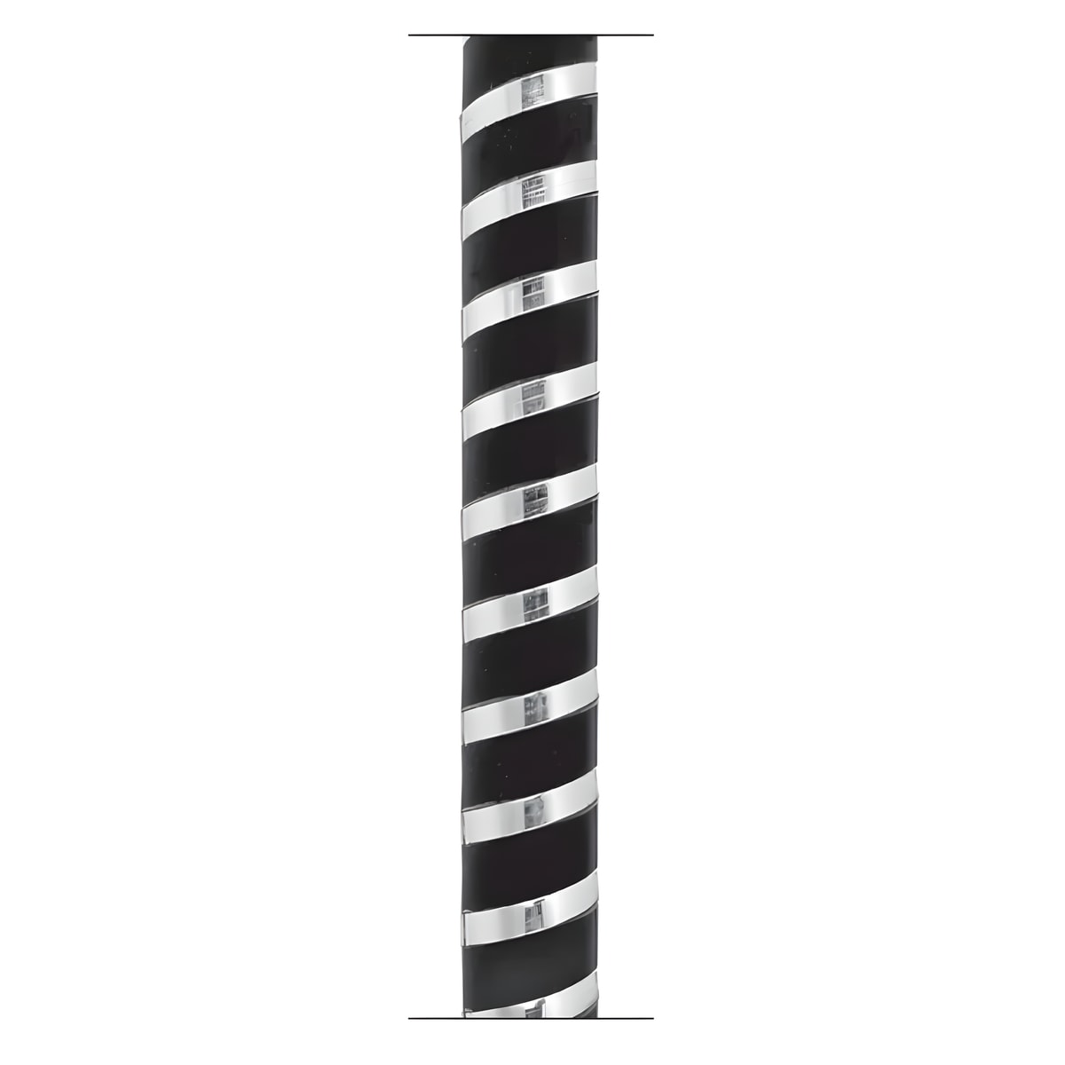 Rosan tuš crevo 150cm – Biflex Crno/Hrom PGC150CB