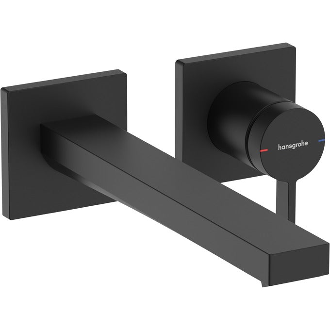 Hansgrohe Tecturis E Zidna za umivaonik + izliv 22,5 CM matt BLACK 73051670