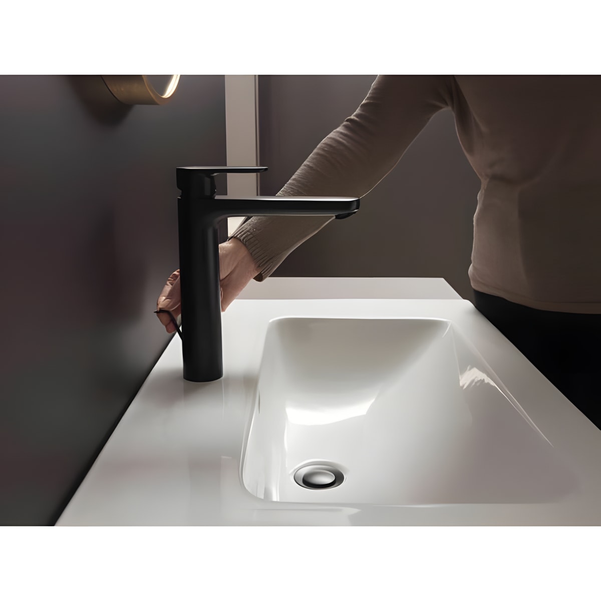 Hansgrohe Vernis Bland slavina za umivaonik 190 sa podsklopom 71552670
