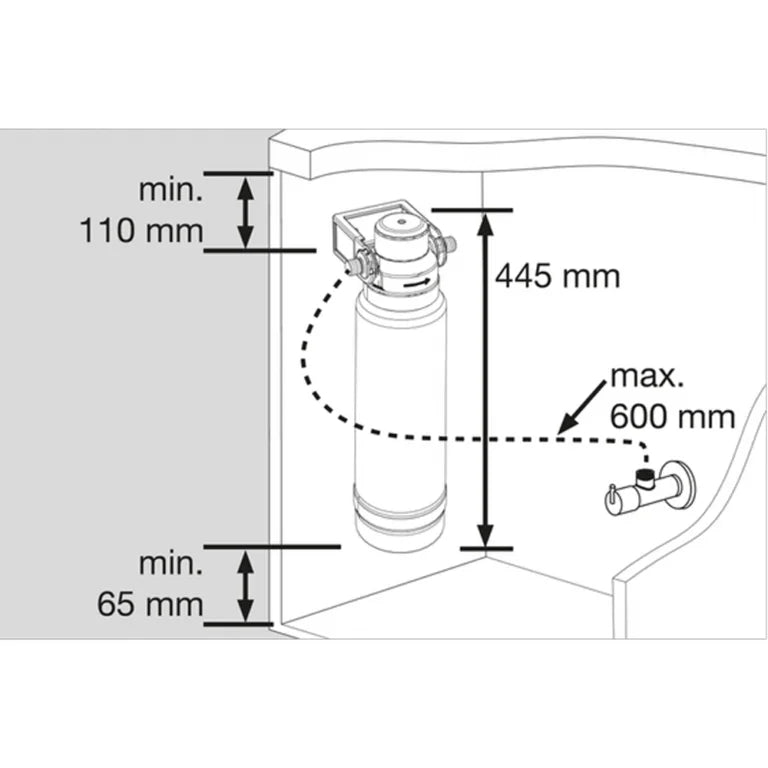 Blanco Filter set SOFT - L 527453 – tehnički crtež