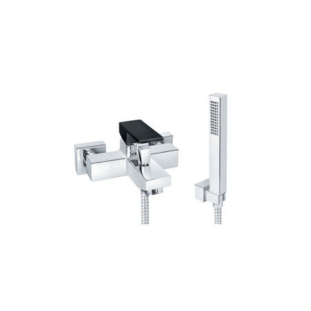 Rosan Quadro Black baterija za kadu sa ručnim tušem JQ33101B