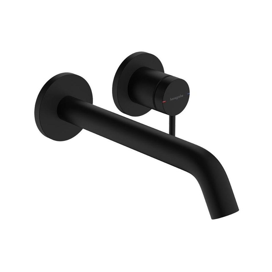 Hansgrohe Tecturis S zidna za umivaonik ecosmart+ izliv 22.5cm matt black 73351670