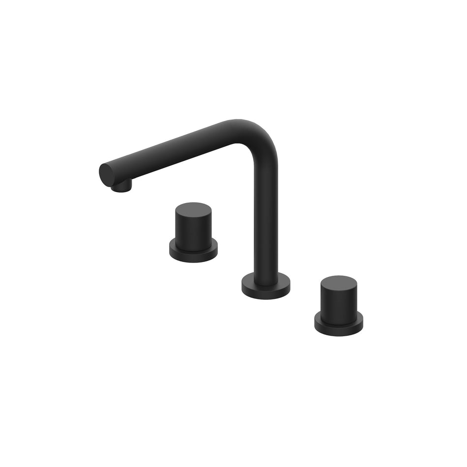 Rosan S2 Black baterija podgradna za lavabo dvoručna – visoka 230309B