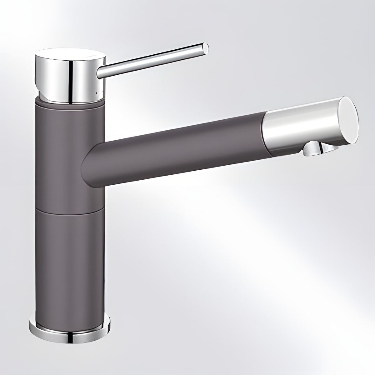 Blanco Alta Compact slavina za sudoperu stena siva 518810