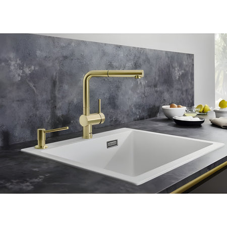 Blanco Linus S – slavina za sudoperu zlatna saten 526684