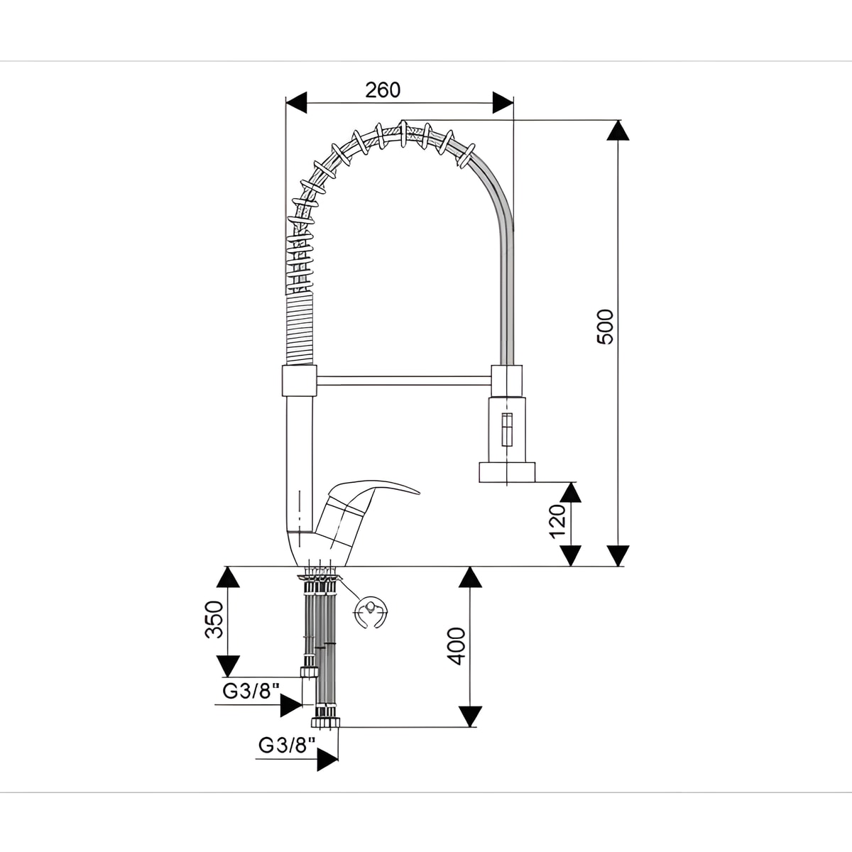 Rosan King baterija za sudoperu – protočni bojler – poluprofesionalna J389003