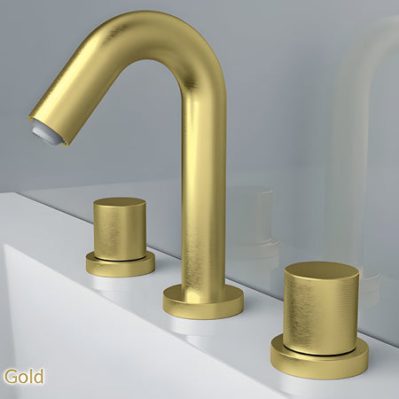 Rosan S2 Gold baterija podgradna za lavabo dvoručna 230301G