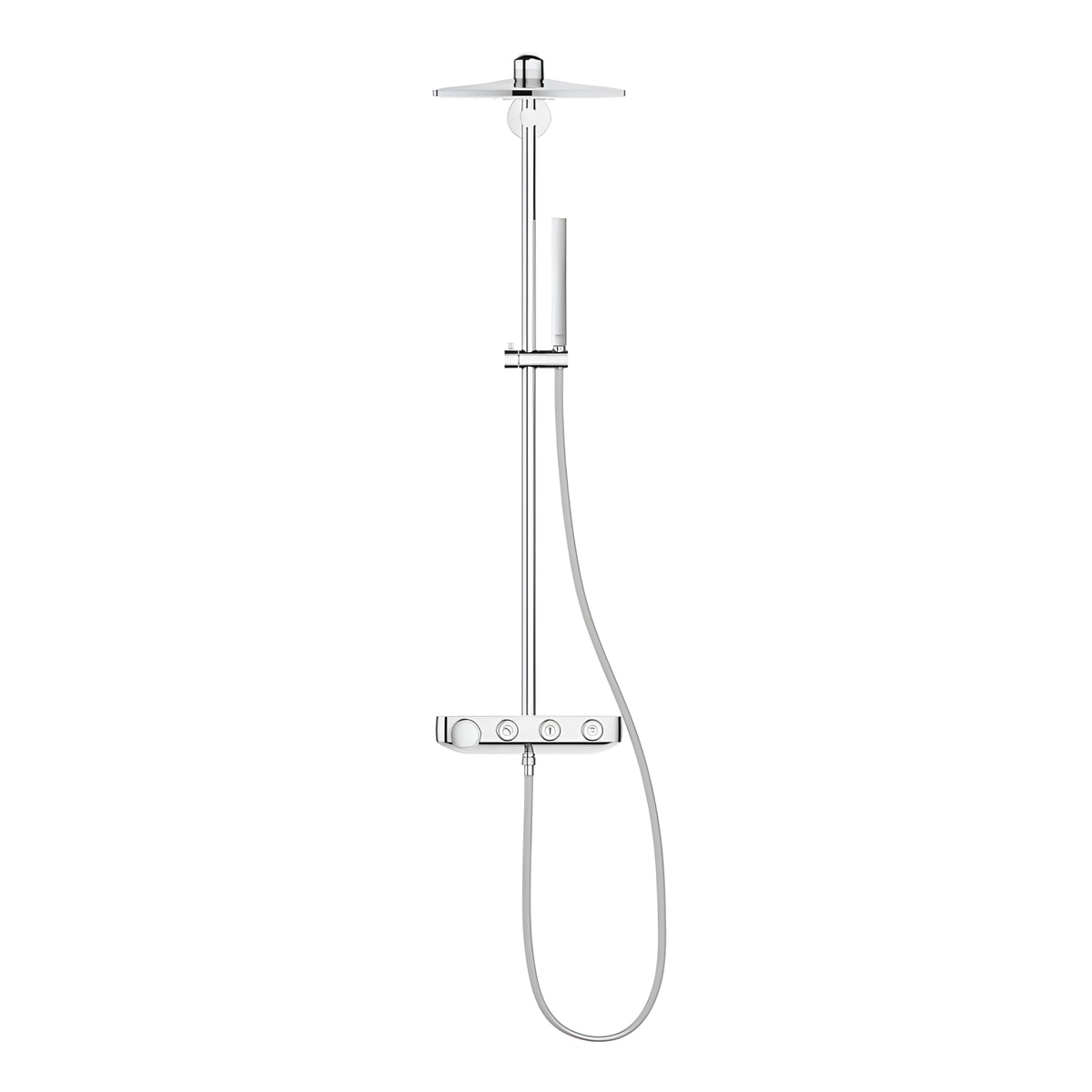 Grohe Euphoria Cube Smartcontrol 310 Termostatski Usponski tuš White 26508LS0 – tehnički crtež