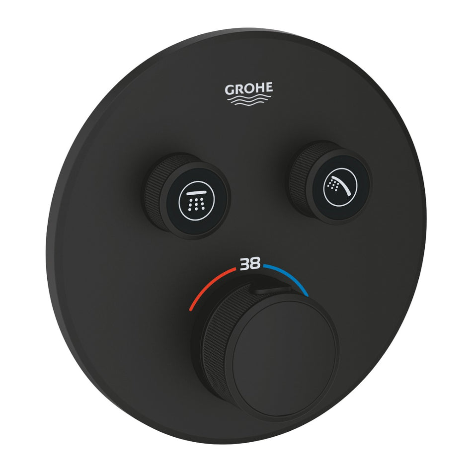 Grohtherm Smartcontrol Termostatski mešač sa dve funkcije Phantom Black 29507KF0