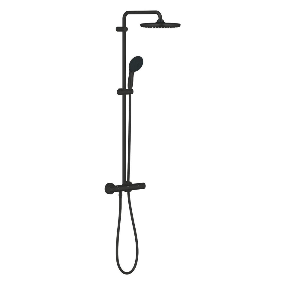 Grohe Tempesta 250 Termostatski Usponski tuš matt Black 266702431