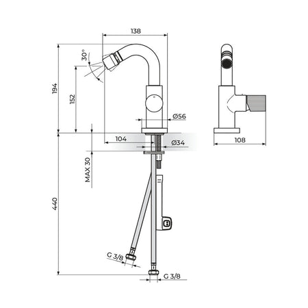 Rosan Stolz S4 baterija za bide 439101