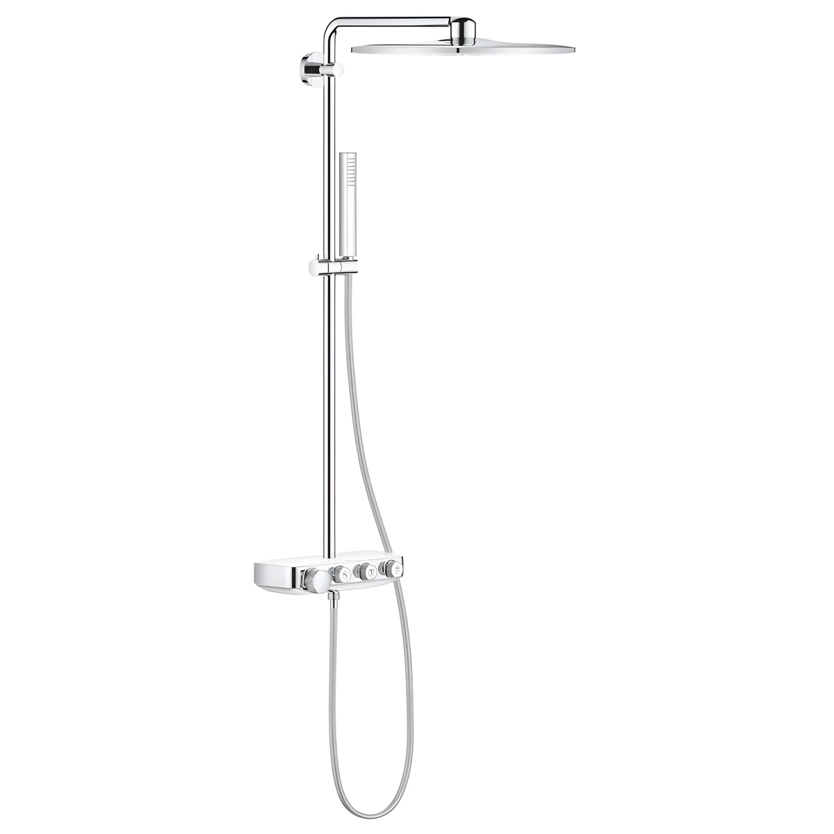 Grohe Euphoria Cube Smartcontrol 310 Termostatski Usponski tuš White 26508LS0 – tehnički crtež