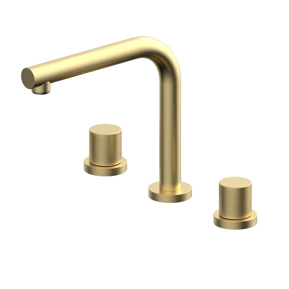 Rosan S2 Gold baterija podgradna za lavabo dvoručna – visoka 230309G
