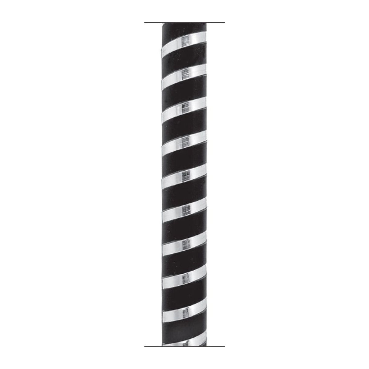 Rosan tuš crevo 150cm – Biflex Crno/Hrom PGC150CB – tehnički crtež