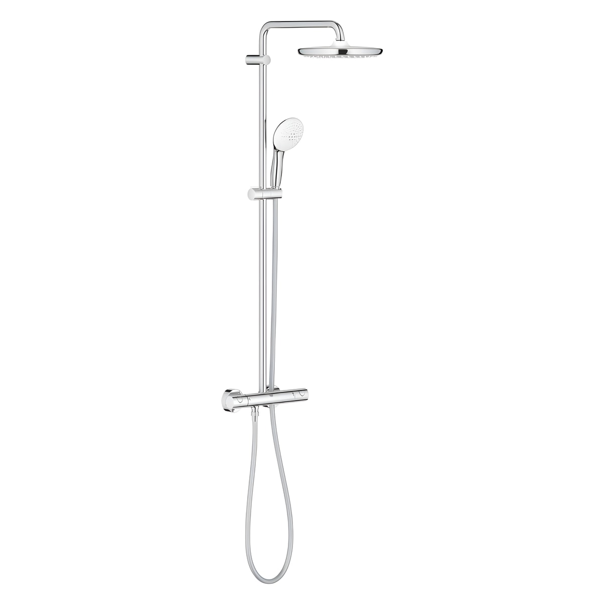Grohe Tempesta Cosmopolitan 250 usponski termostatski tuš 26670001 – tehnički crtež