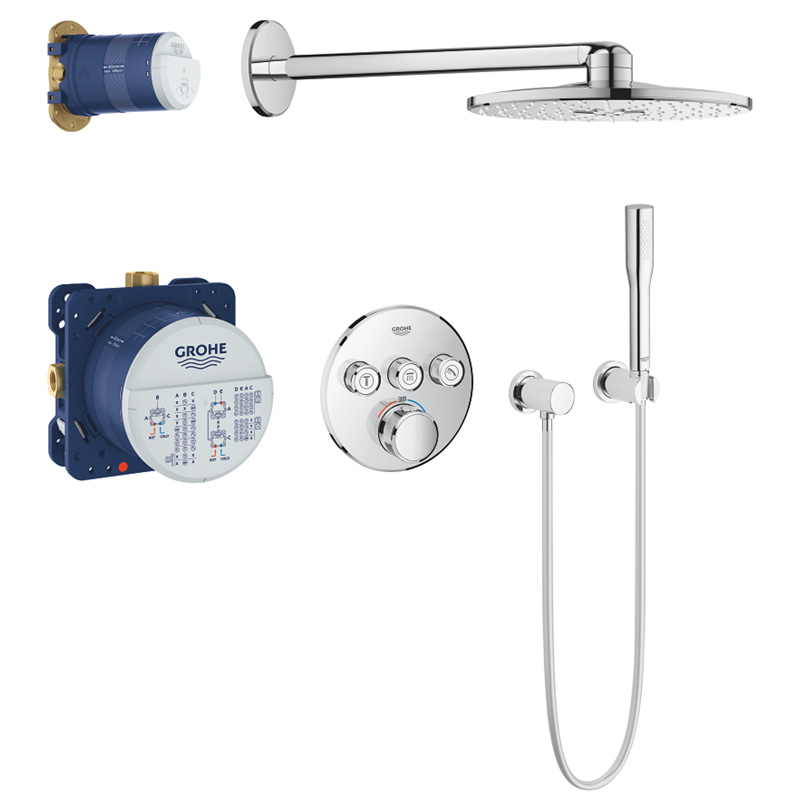 GROHE Grohtherm SmartControl mešač sa ružom i tuš setom 